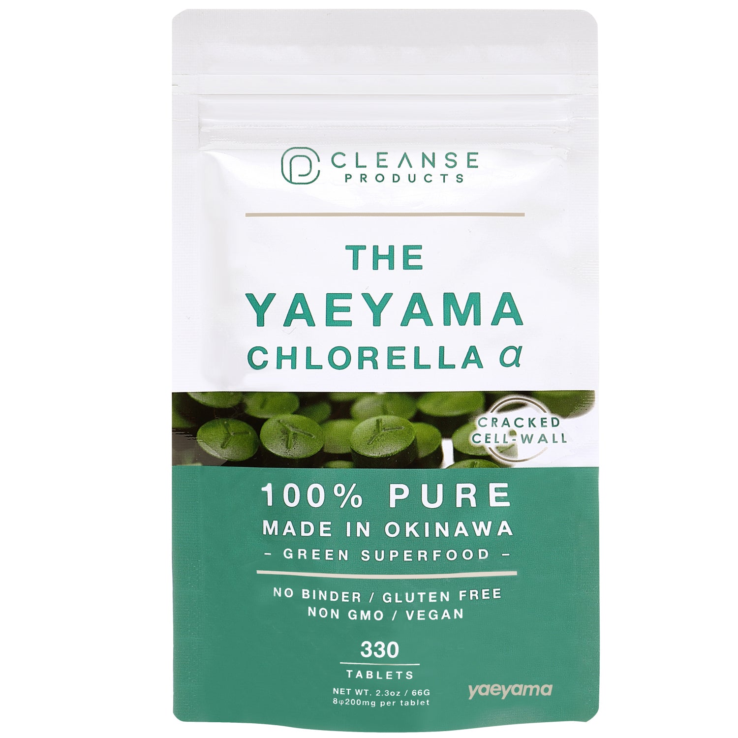 八重山クロレラ 330粒 THE YAEYAMA CHLORELLA α – Cleanse Products